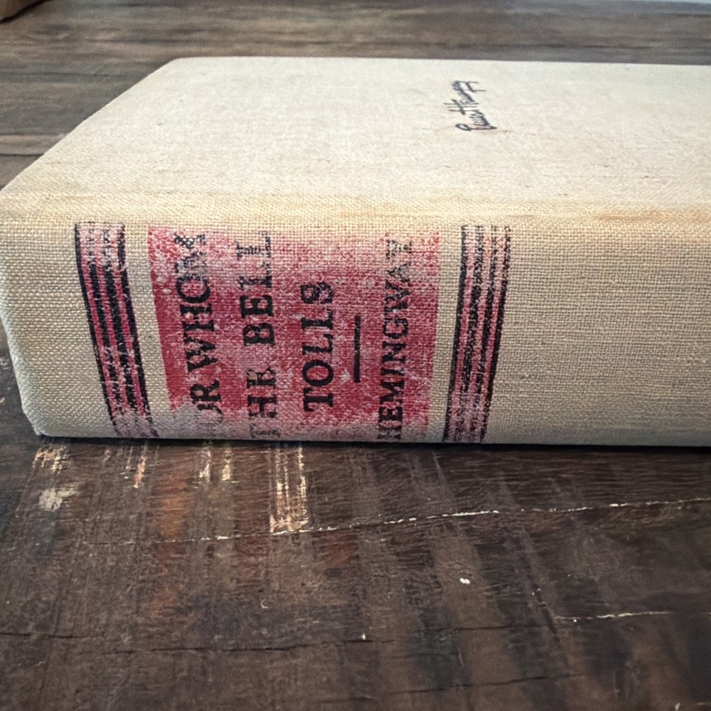 1940 1st First Edition 1st Print For Whom The Bell Tolls by ERNEST HEMINGWAY